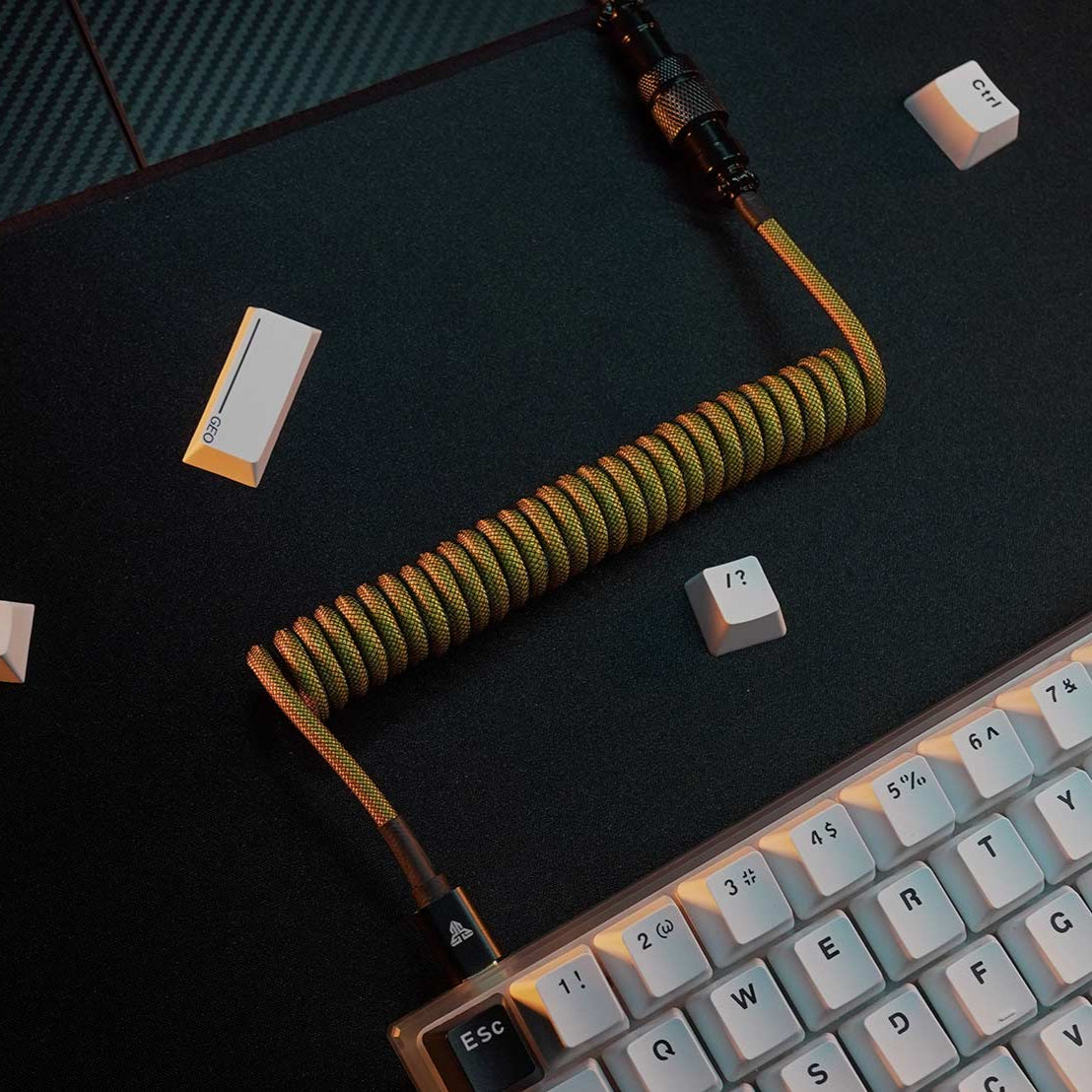 Mechanical Keyboard Coiled Cable