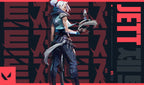 Mousepad Jett Valorant Gaming Desk Mat Casual