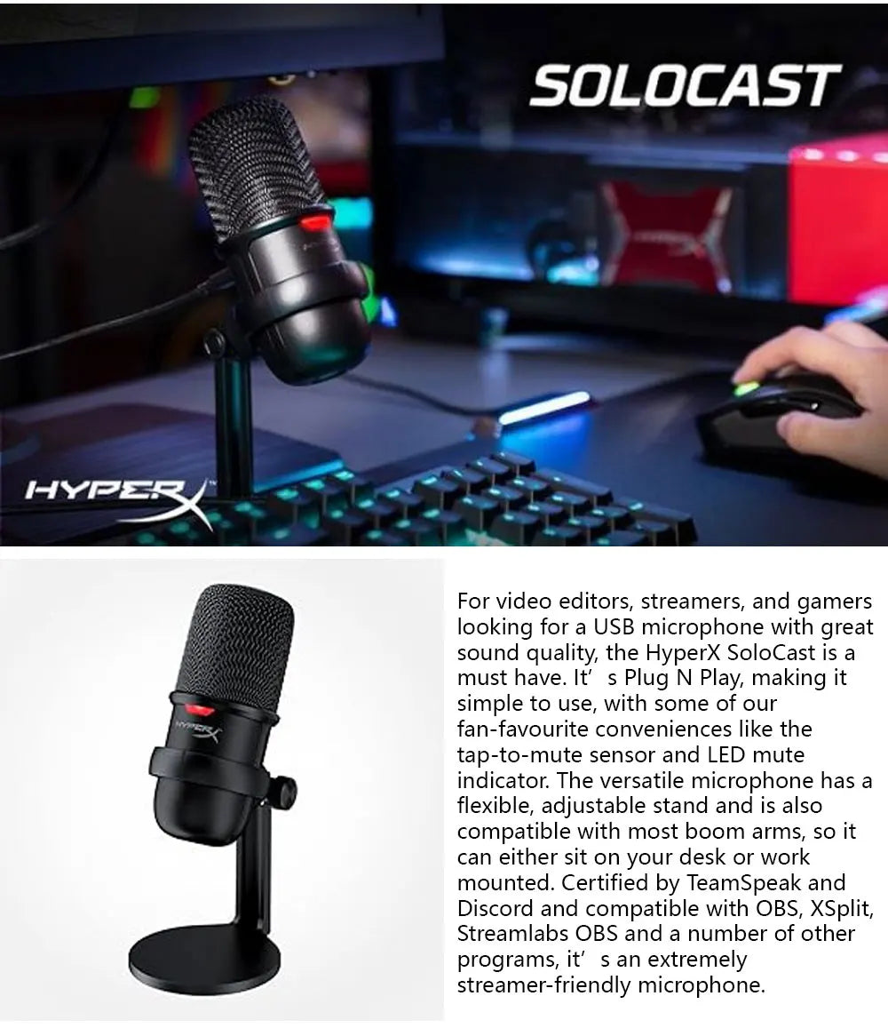 HyperX SoloCast Microphone