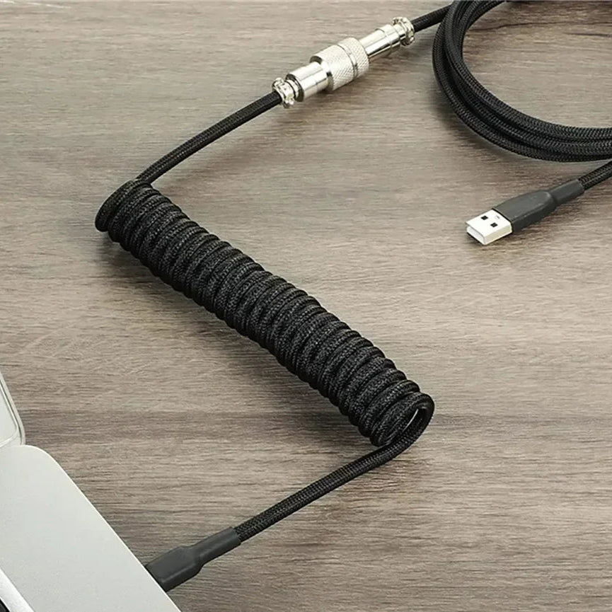 Mechanical Keyboard Coiled Cable
