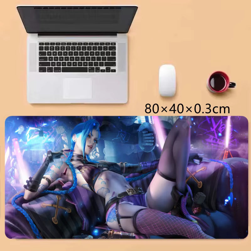 Jinx Casual Mousepad Danger – League of Legends Desk & Keyboard Mat