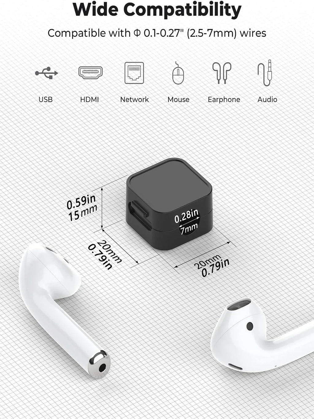 Magnetic Cable Clips