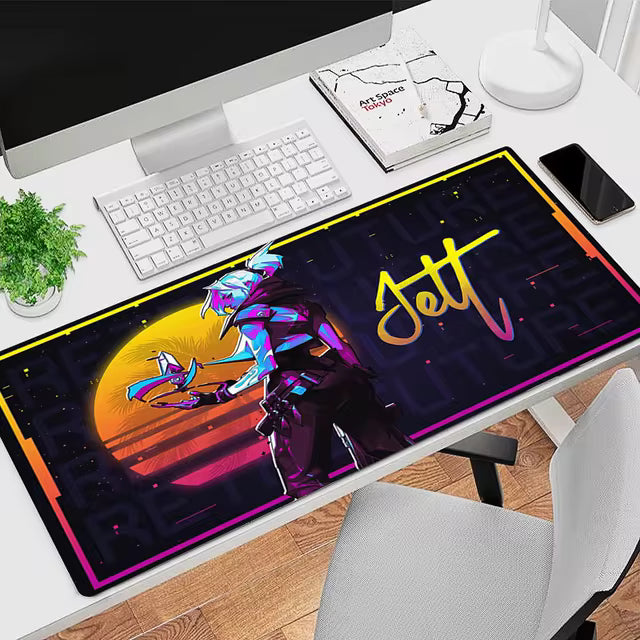 Mousepad Jett Valorant Gaming Desk Mat Casual