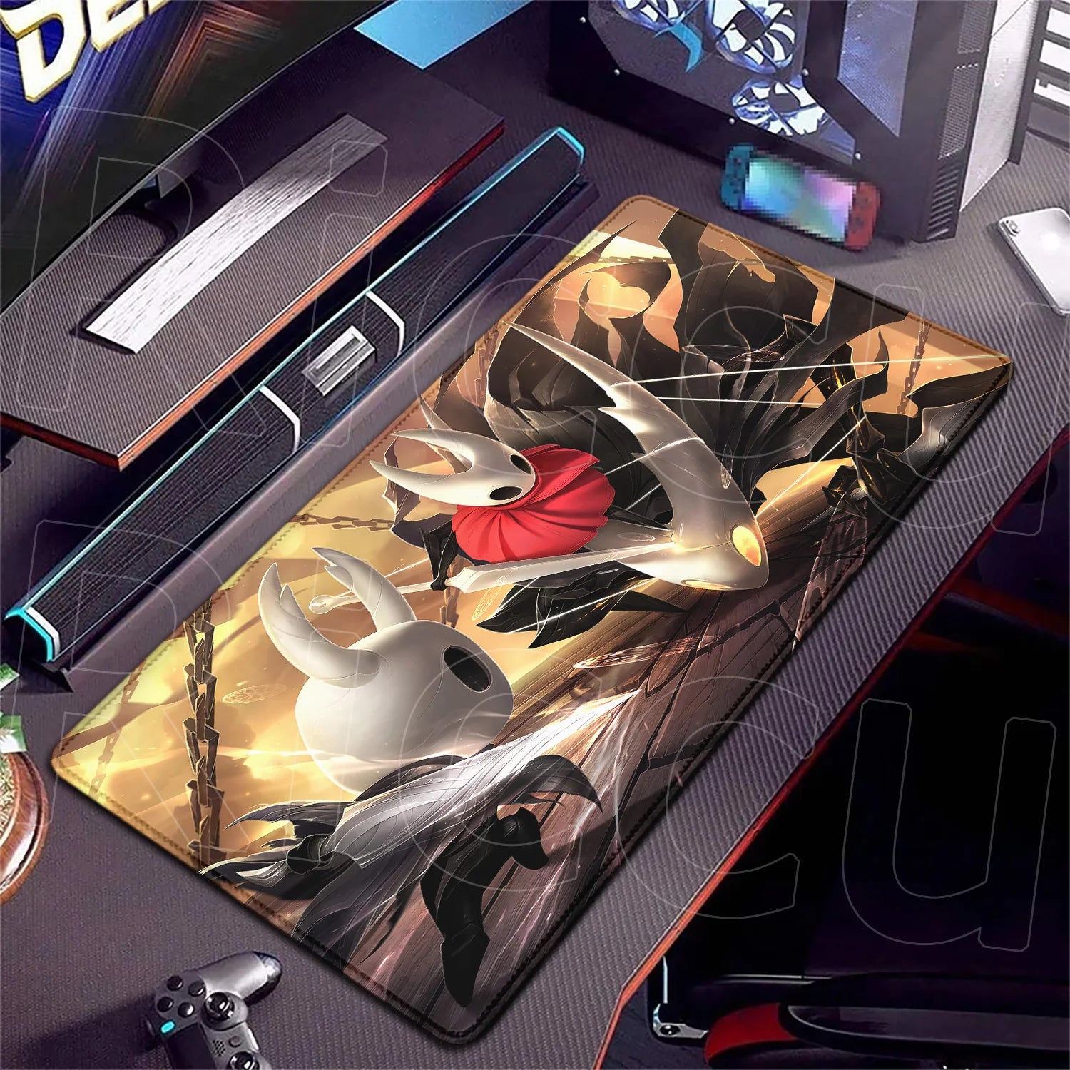 Hollow Knight Casual Mousepad Fight