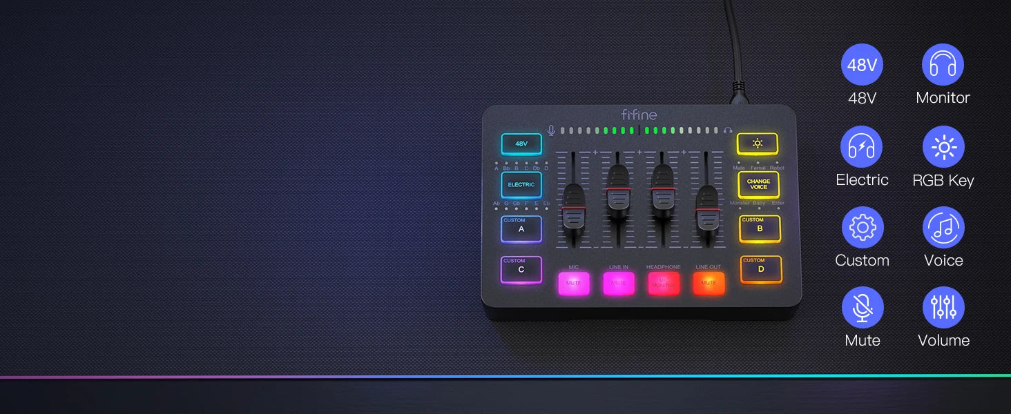 FIFINE SC3 Mixer