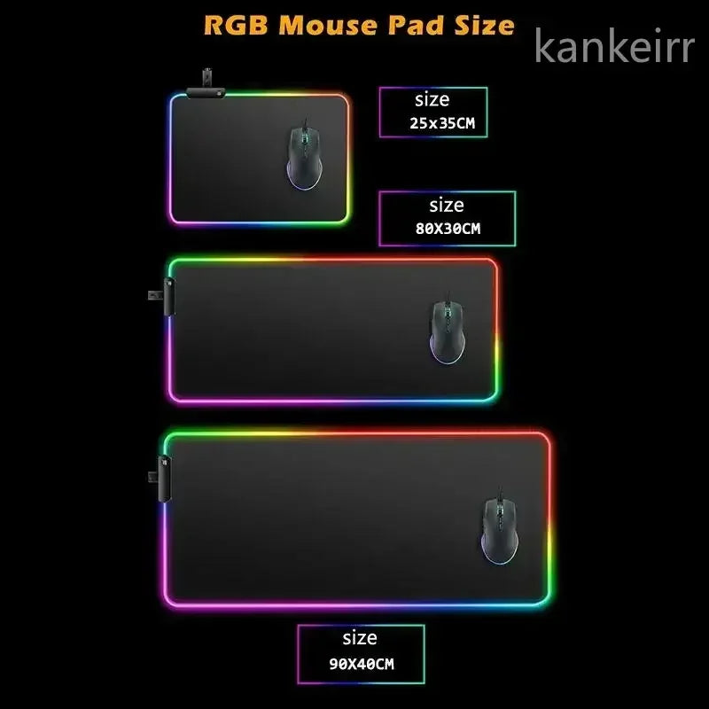 Mousepad Jinx RGB League of Legends Gaming Desk Mat Casual