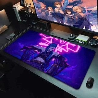 Mousepad Jinx RGB League of Legends Gaming Desk Mat Casual